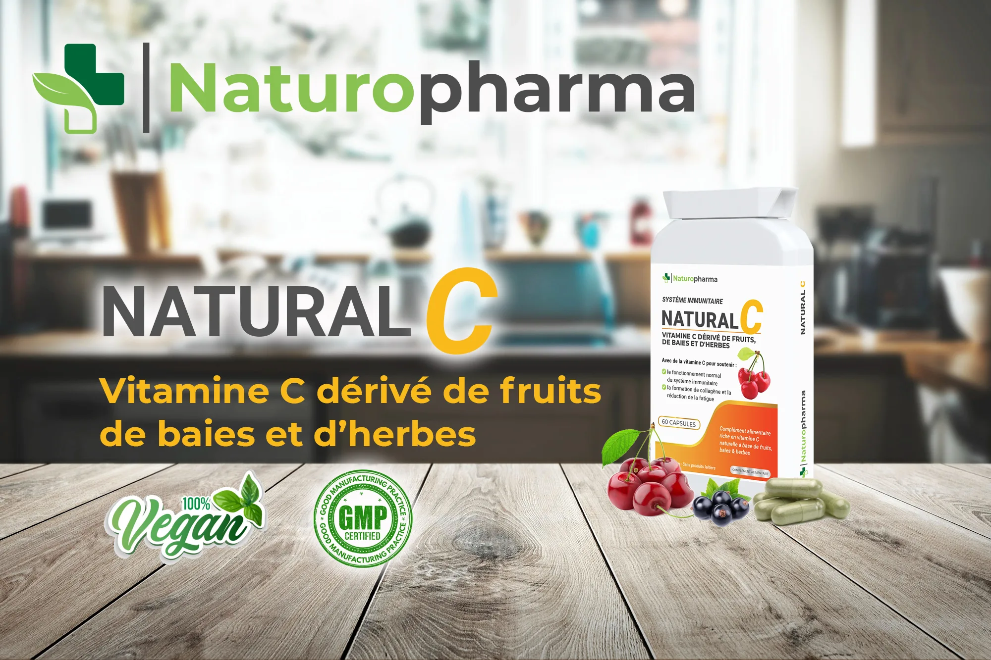Natural-C, formule riche en vitamines issues de la Nature.